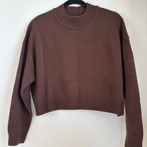 H&M Chocolate Brown Women's Turtleneck Sweater